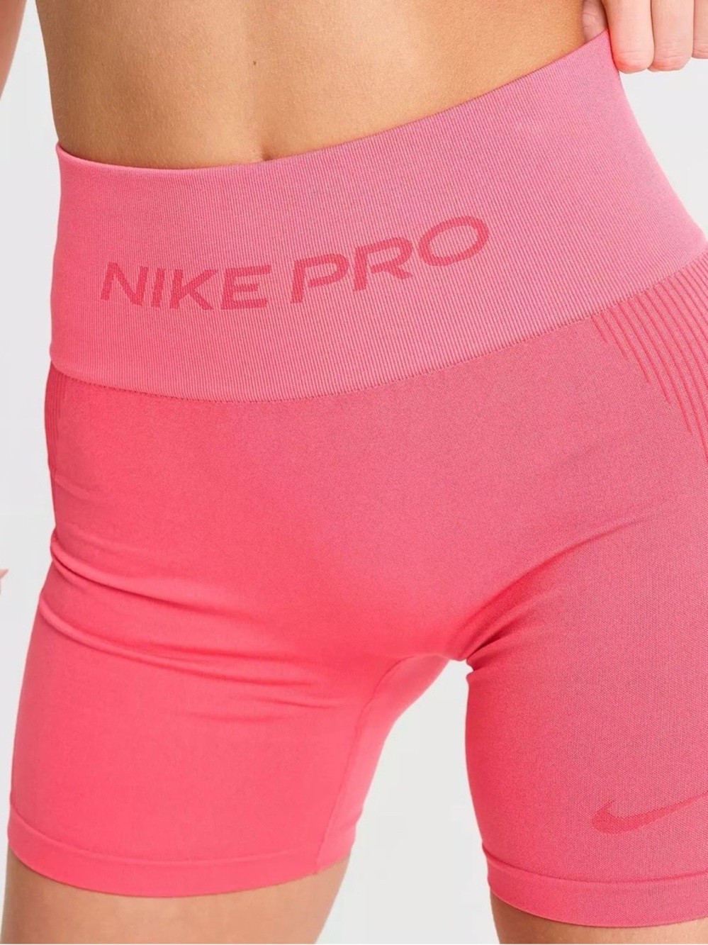 Nike Pro Coral-Pink Women’s Bike Shorts